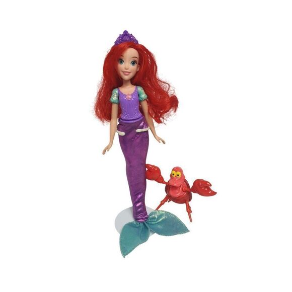 Disney Ariel Mermaid Doll With Sebastian Figure Set - Picture 5 of 5